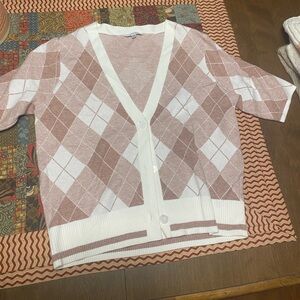 Sioni cardigan plaid cardigan